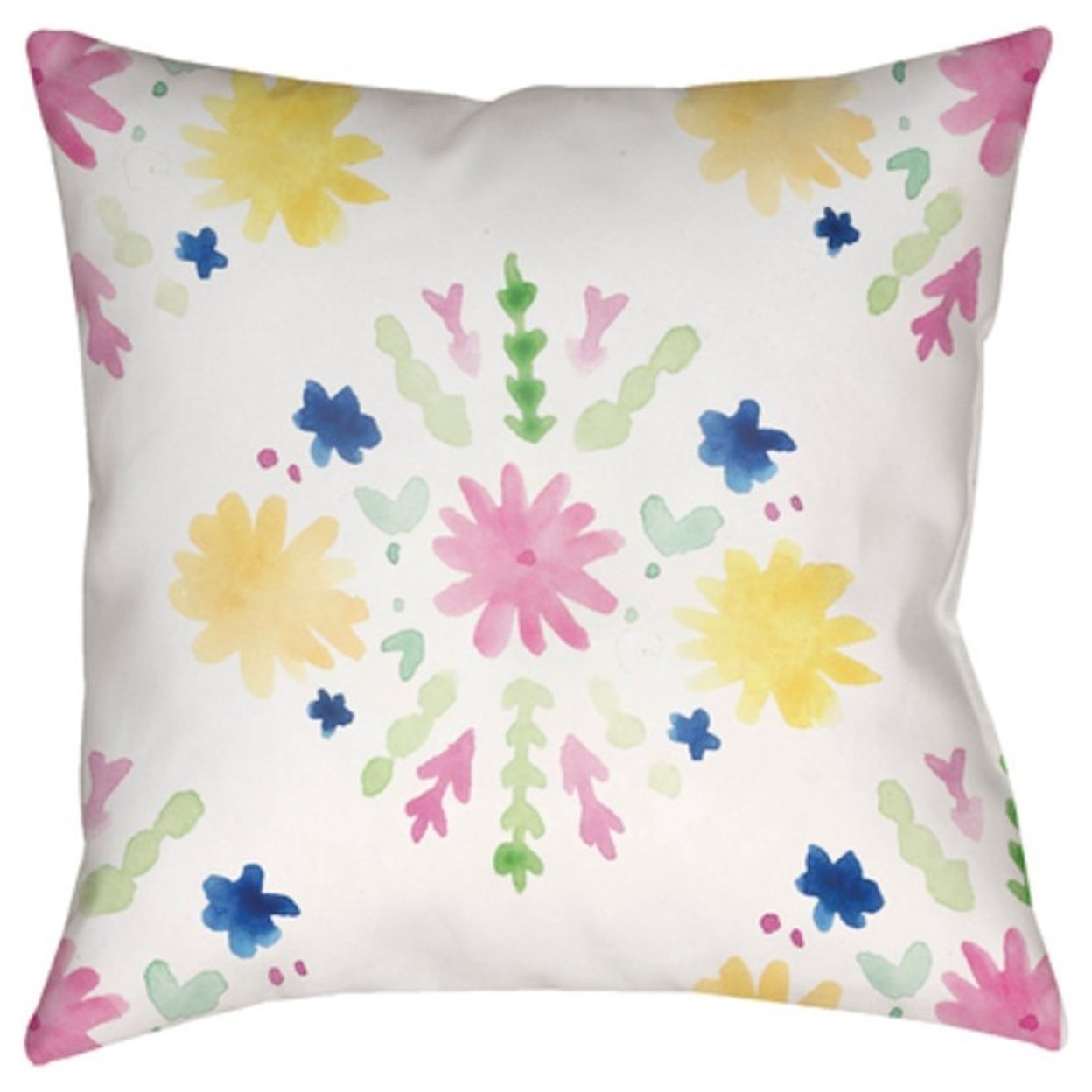 Surya Flores Burst Pillow