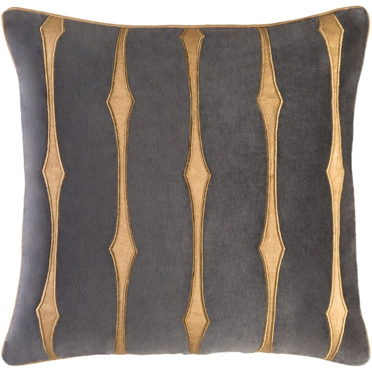 Surya Graphic Stripe Pillow