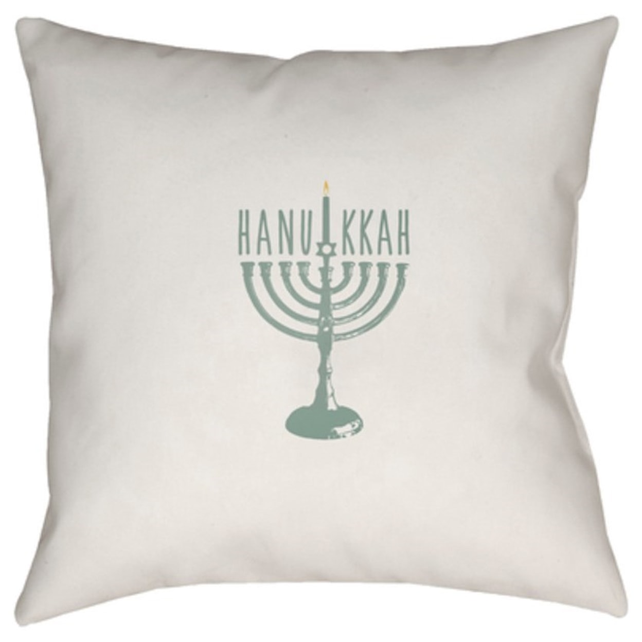 Surya Hanukkah Menorah Pillow