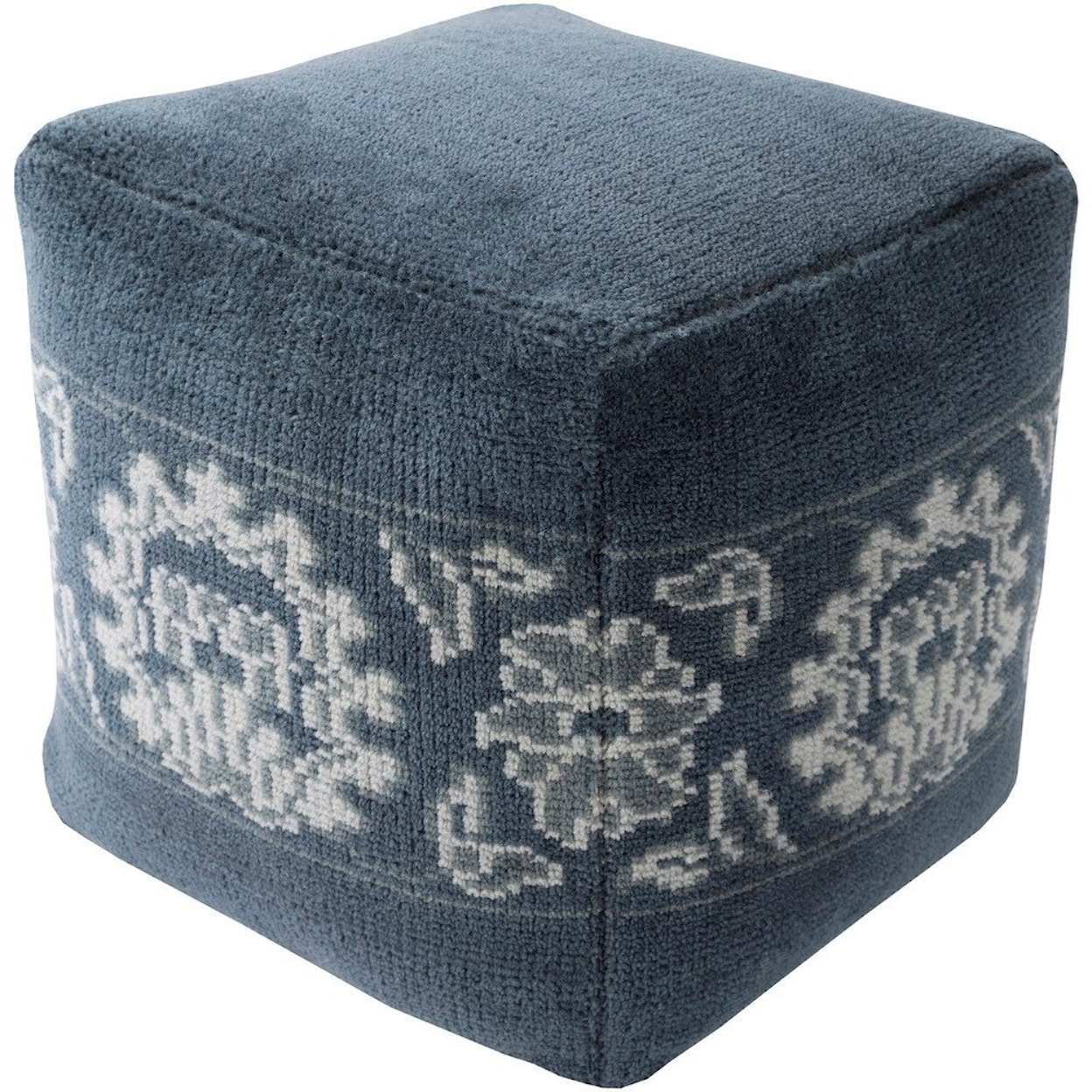 Surya Hazel 18 x 18 x 18 Cube Pouf