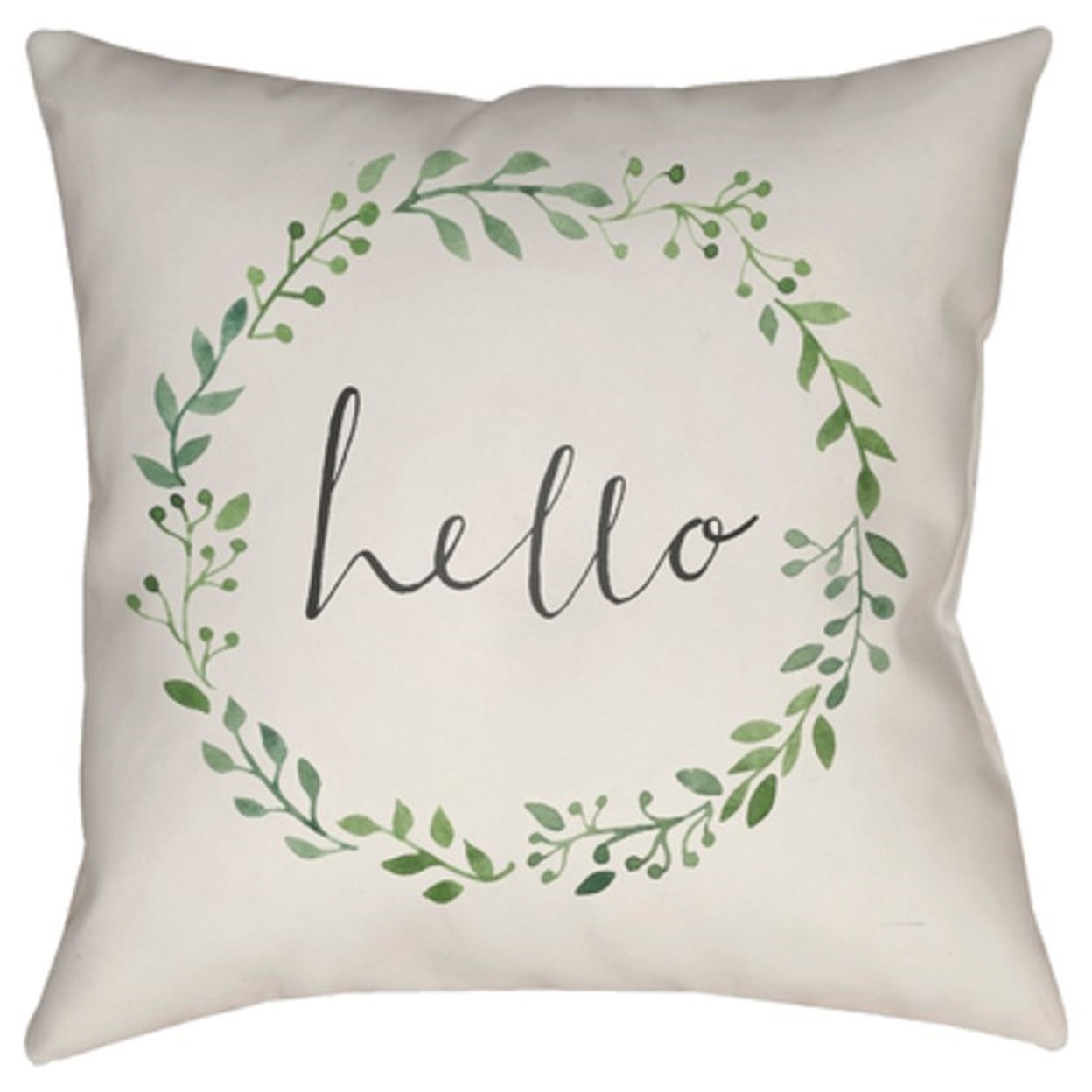 Surya Hello Pillow