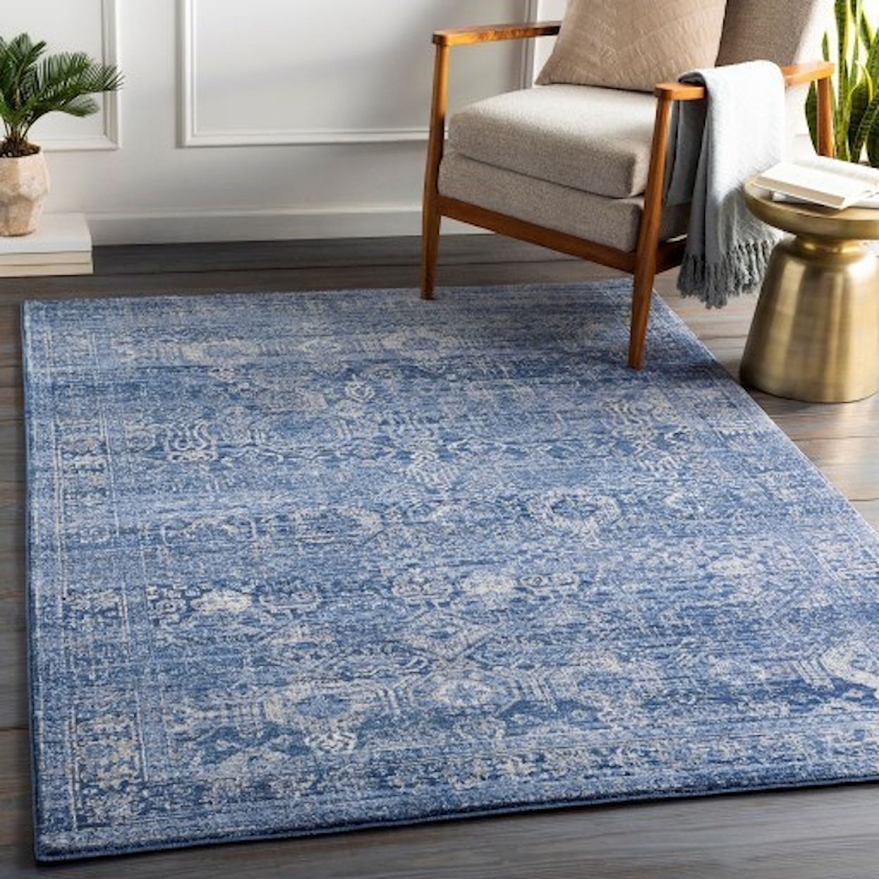 Surya Indigo 5'3" x 7'3" Rug