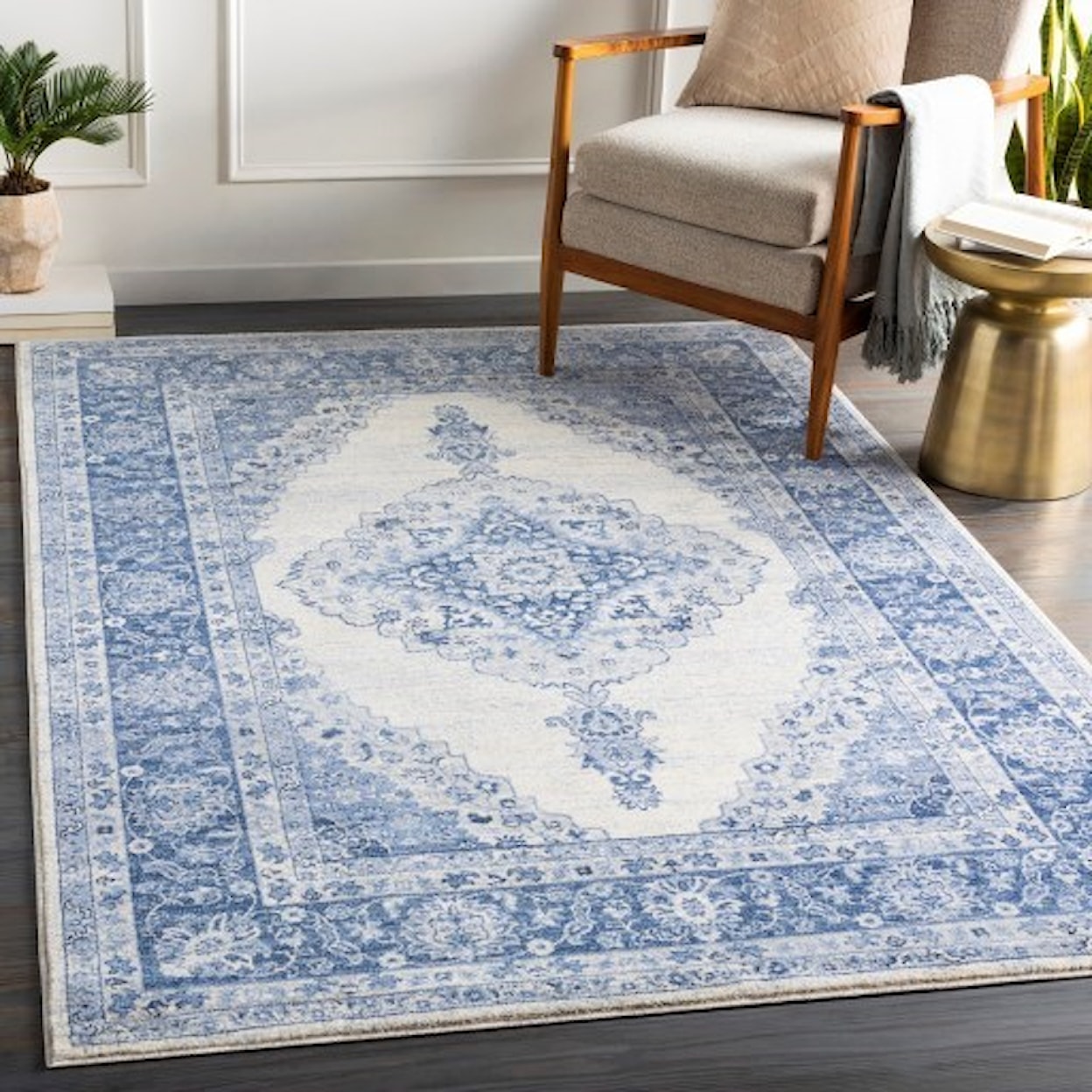 Surya Indigo 5'3" x 7'3" Rug