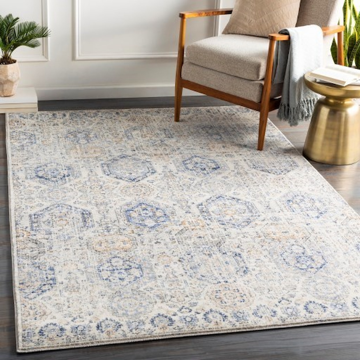 Surya Indigo 4'3" x 5'7" Rug