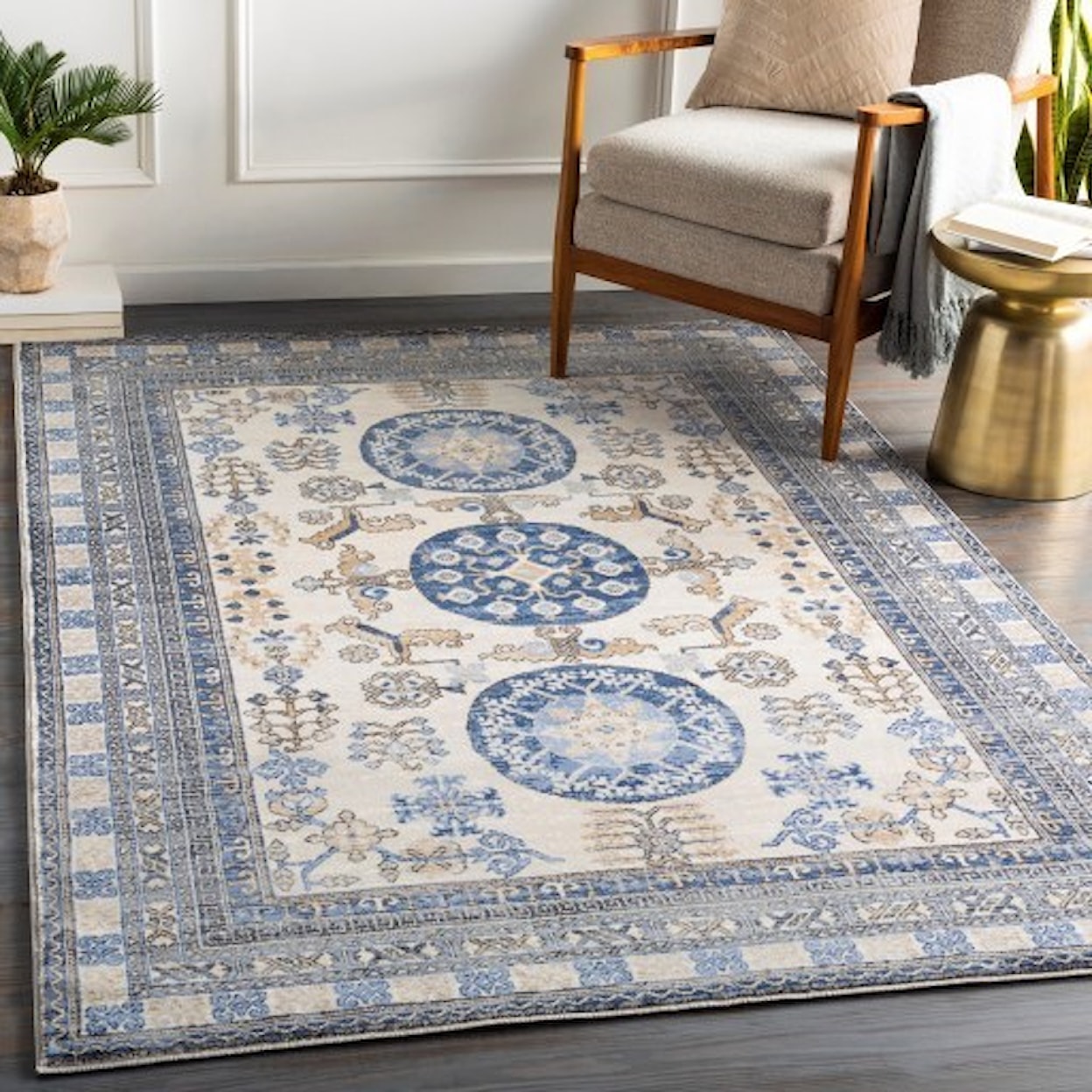 Surya Indigo 2' x 2'11" Rug