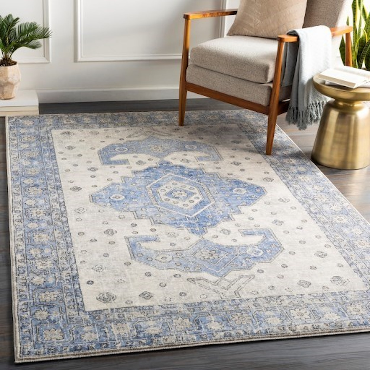 Surya Indigo 4'3" x 5'7" Rug