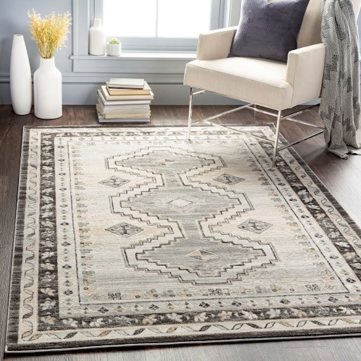 Surya Indigo 5'3" x 7'3" Rug