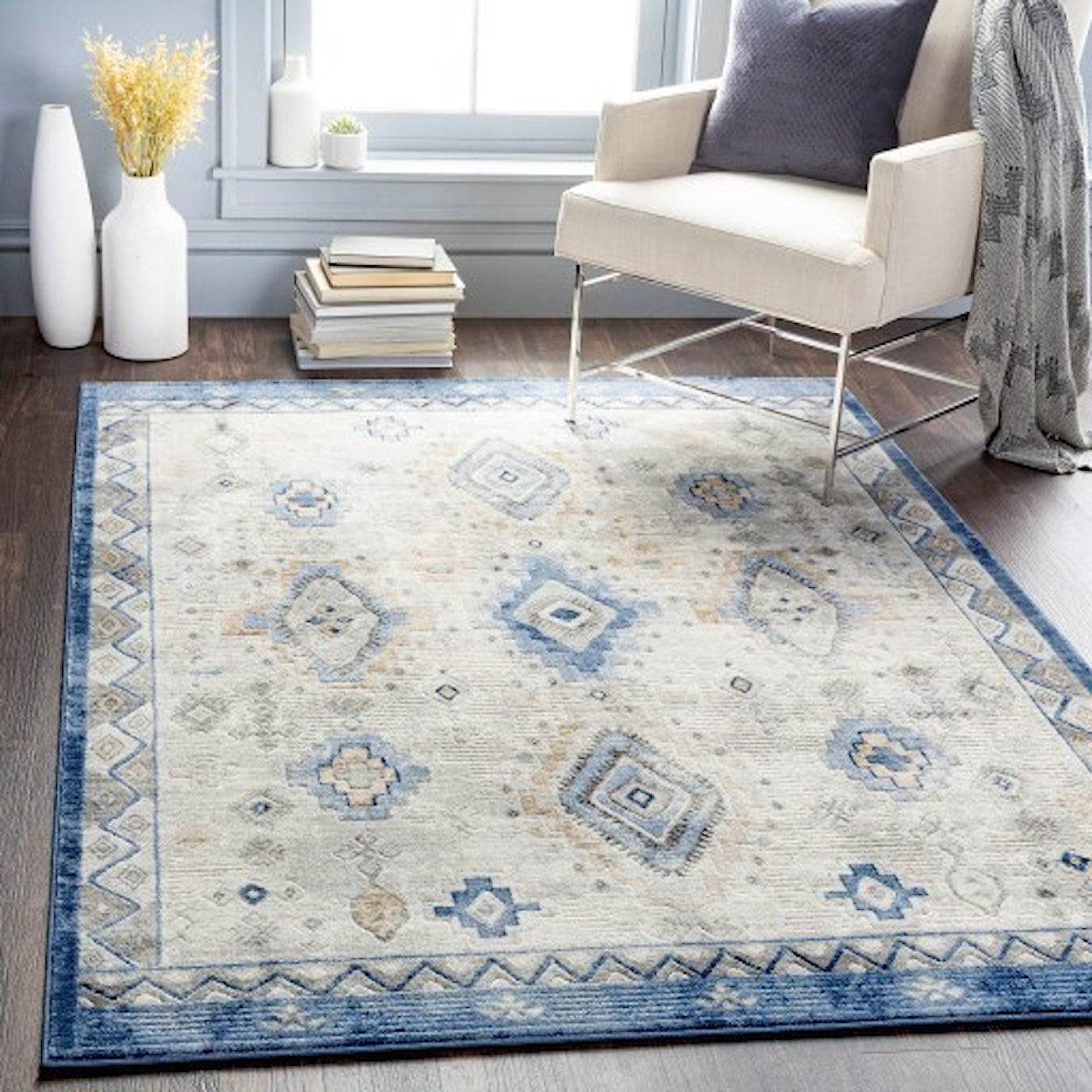 Surya Indigo 5'3" x 7'3" Rug