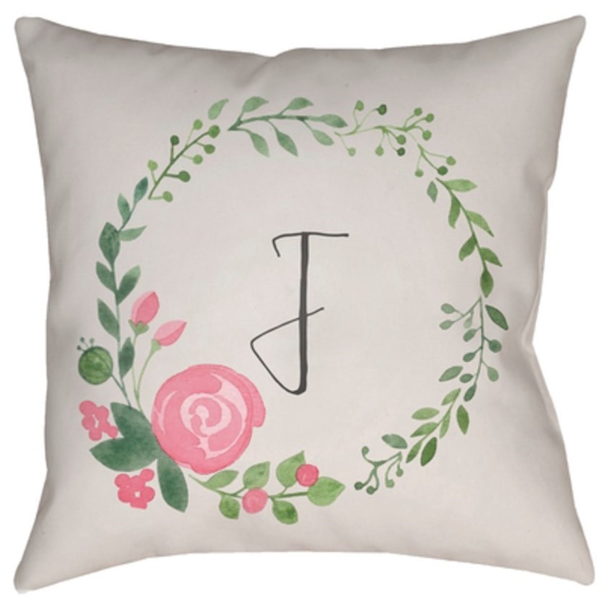 Surya Initials II Pillow