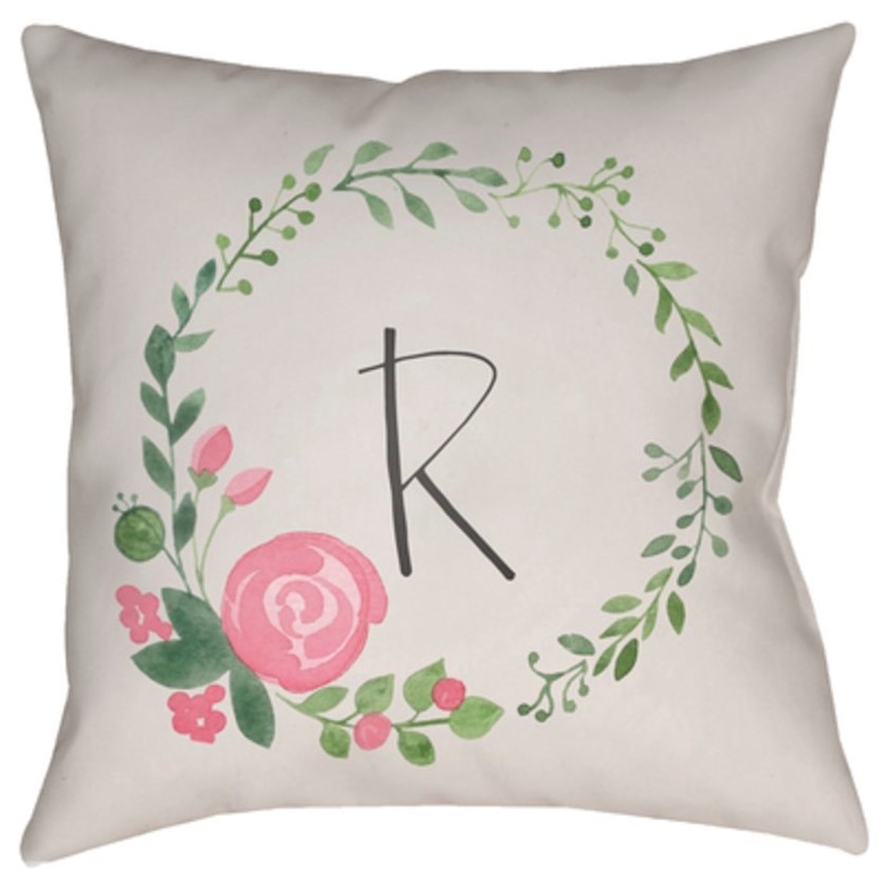 Surya Initials II Pillow