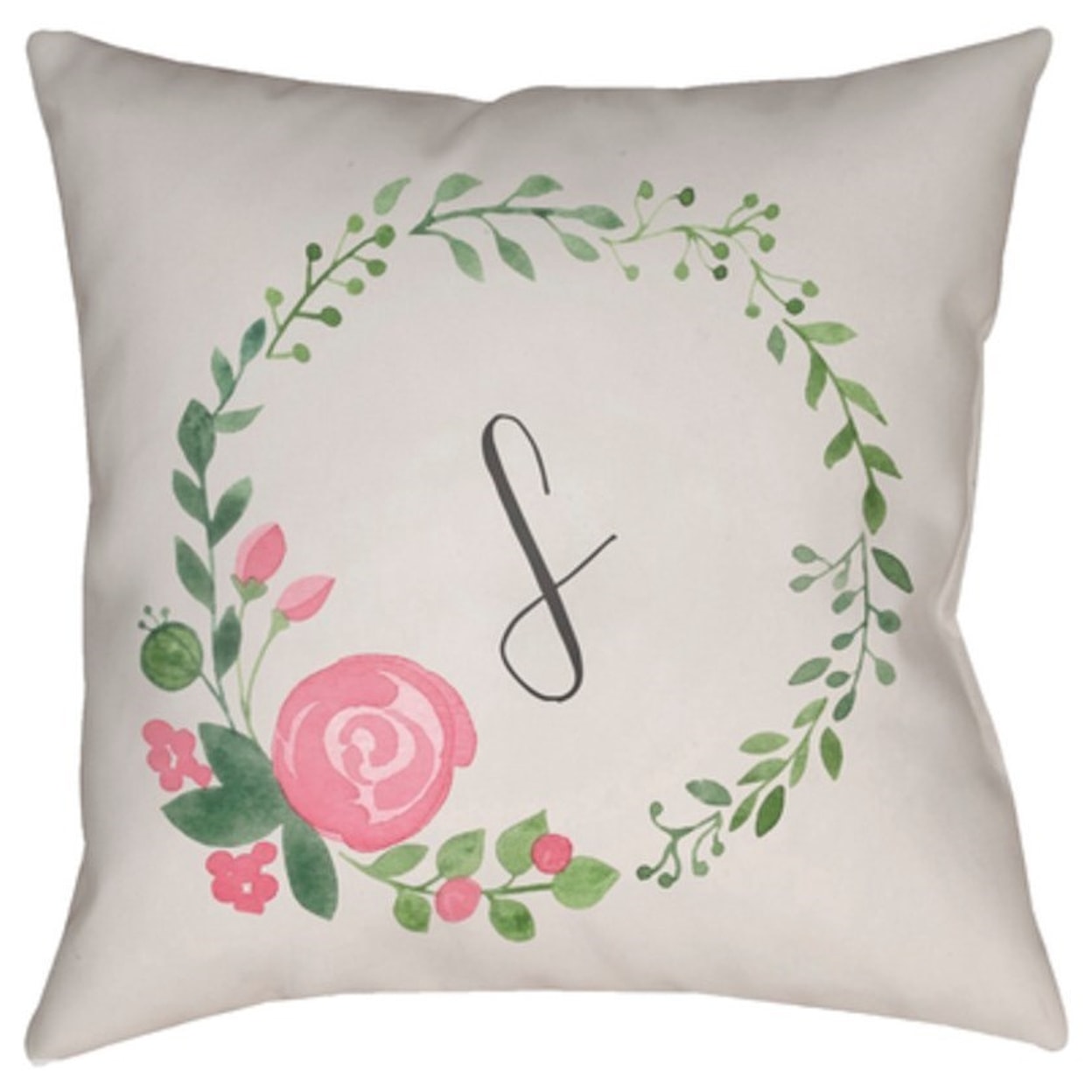 Surya Initials II Pillow