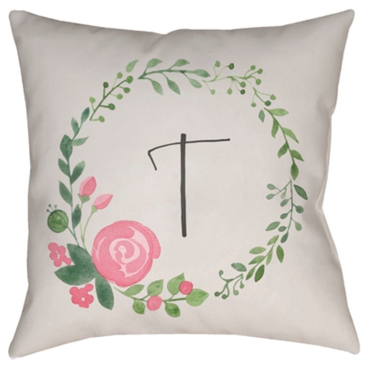 Surya Initials II Pillow