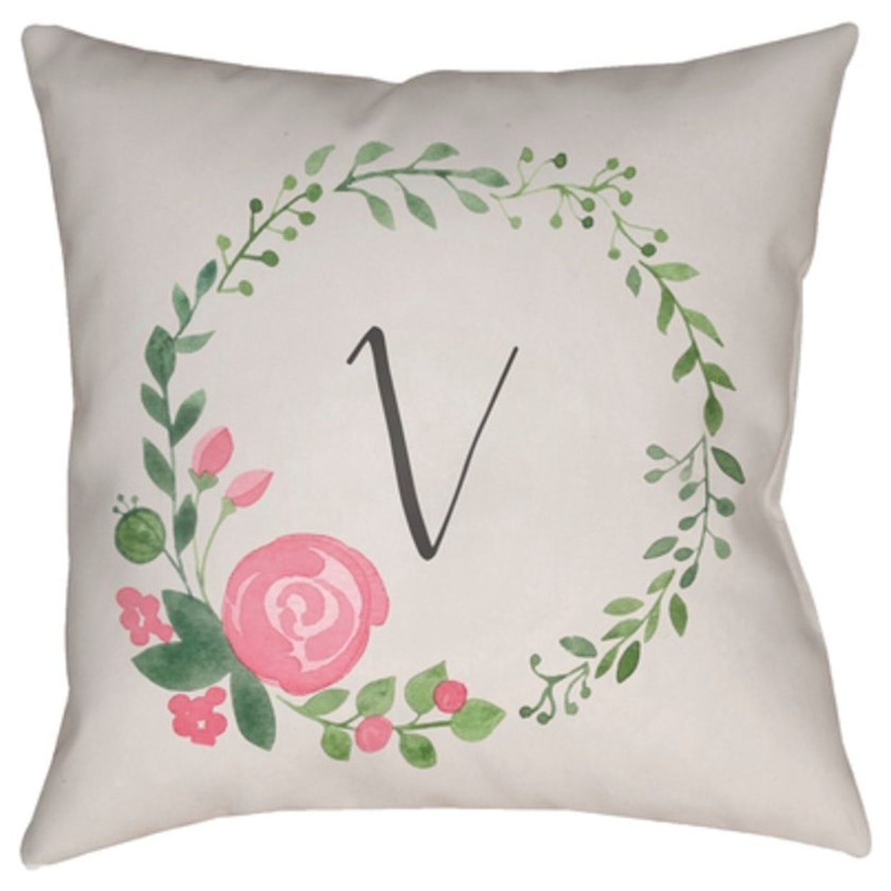 Surya Initials II Pillow