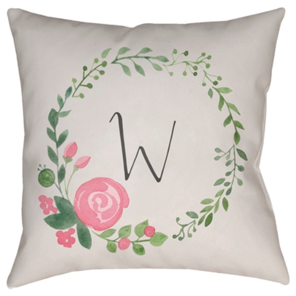 Surya Initials II Pillow