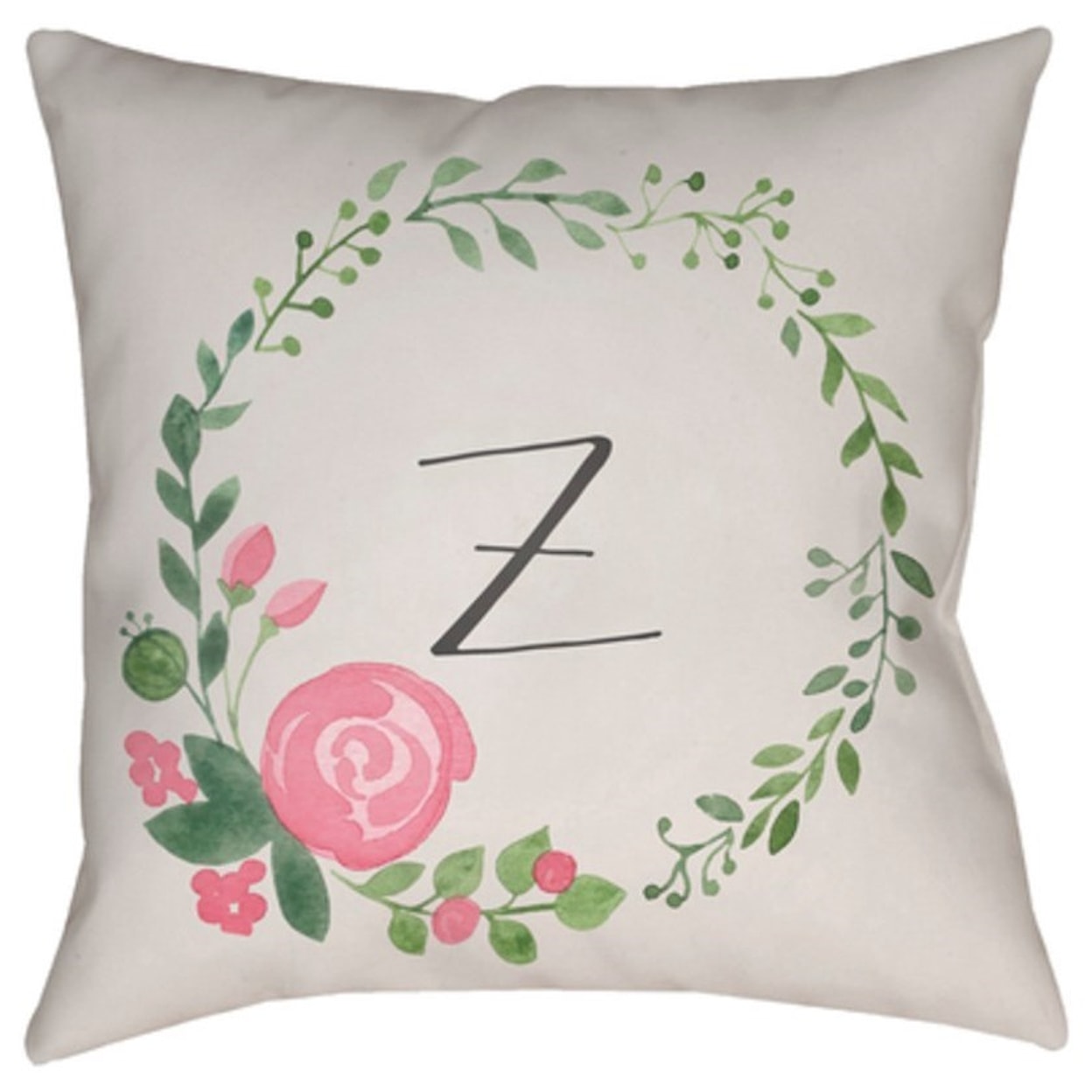 Surya Initials II Pillow