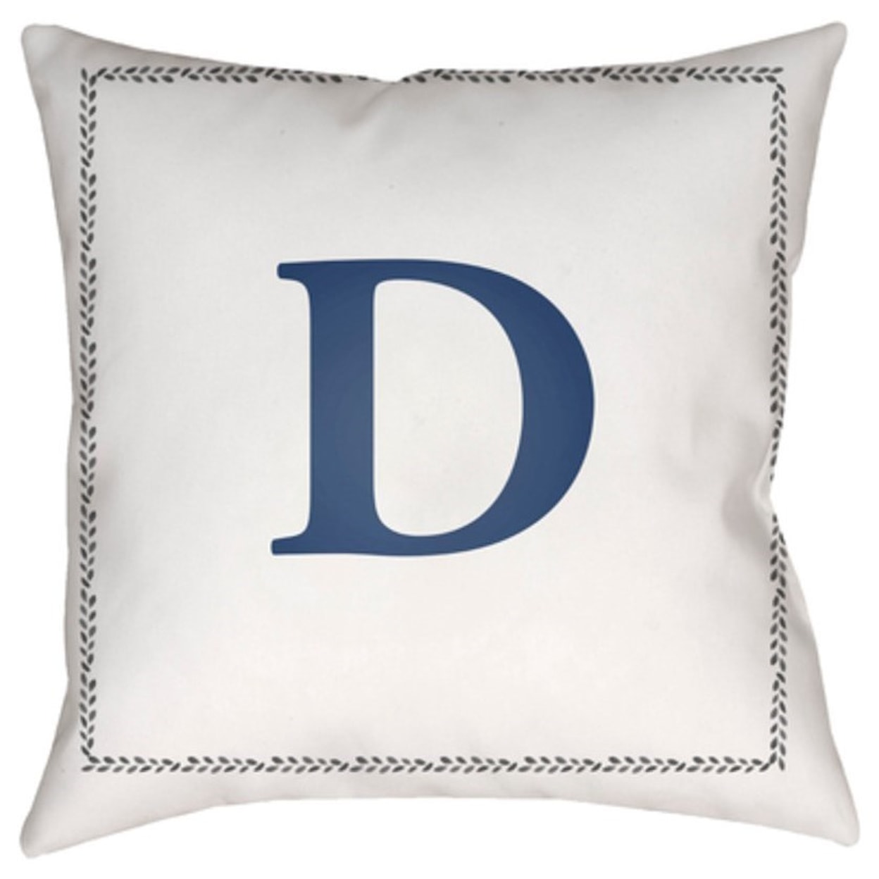 Surya Initials Pillow