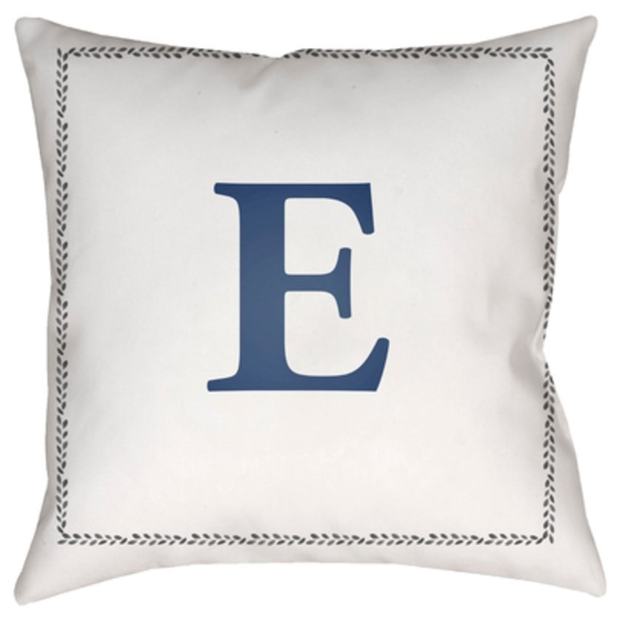 Surya Initials Pillow