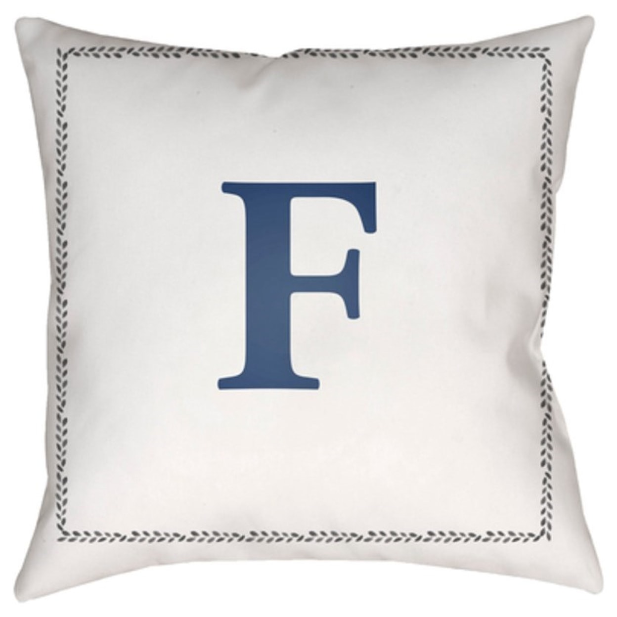 Surya Initials Pillow