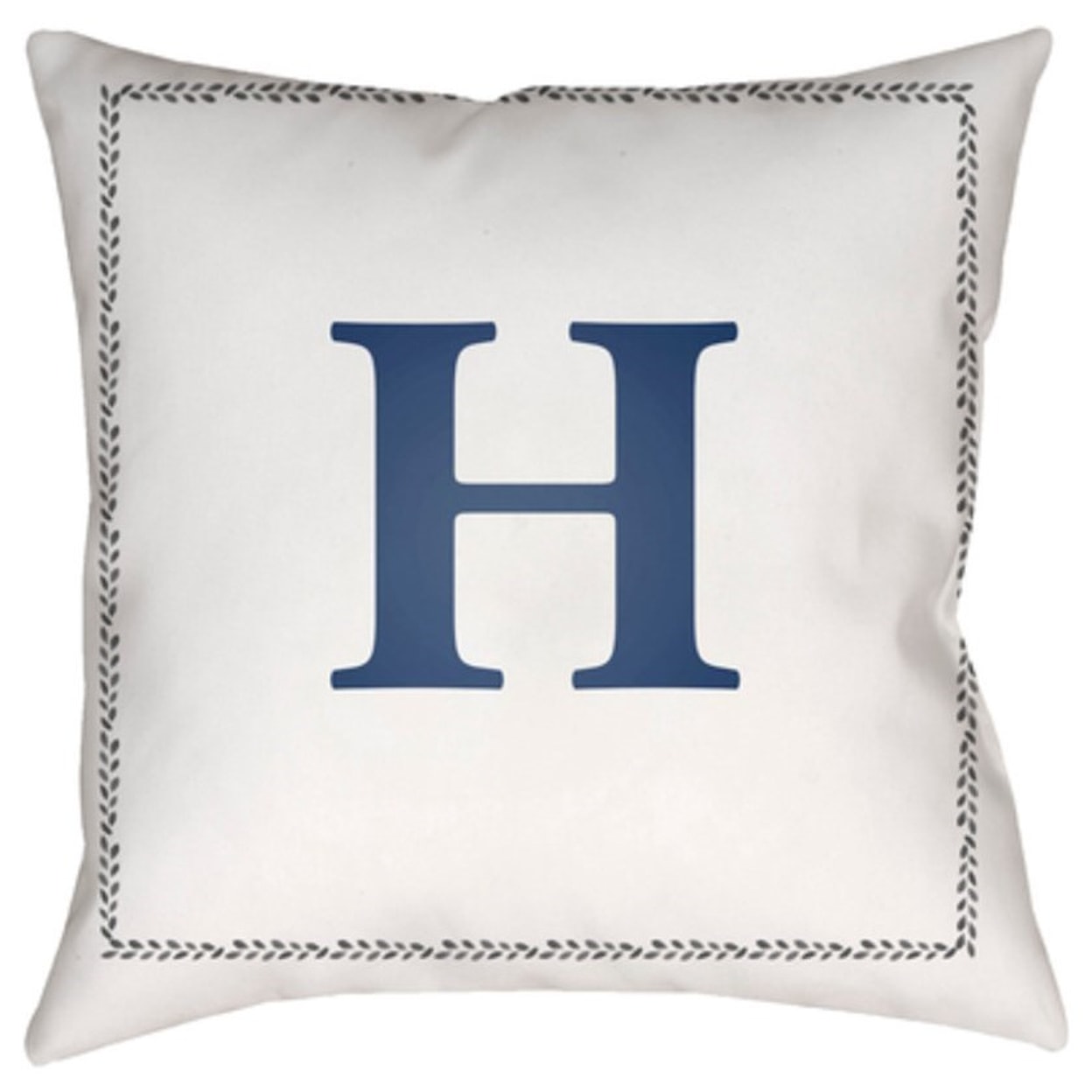 Surya Initials Pillow