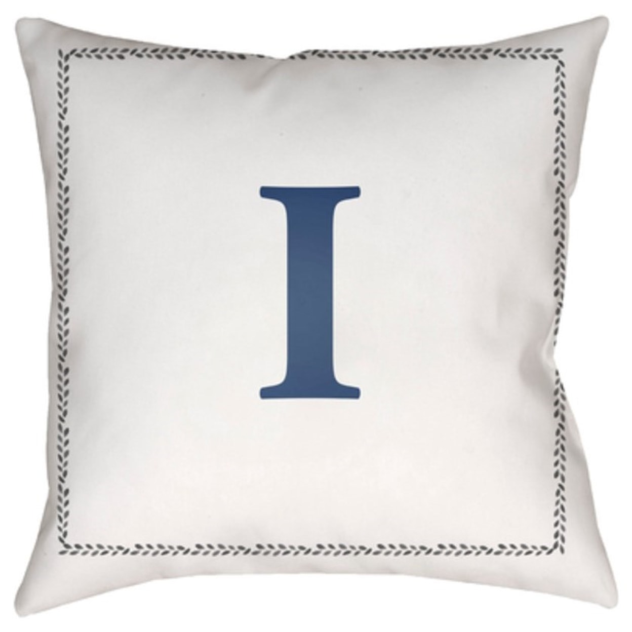 Surya Initials Pillow