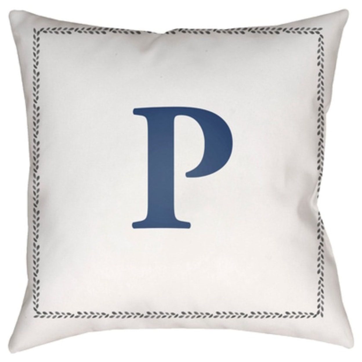 Surya Initials Pillow