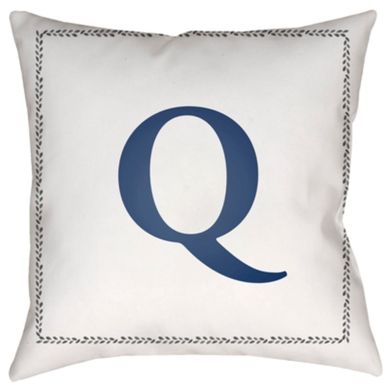 Surya Initials Pillow