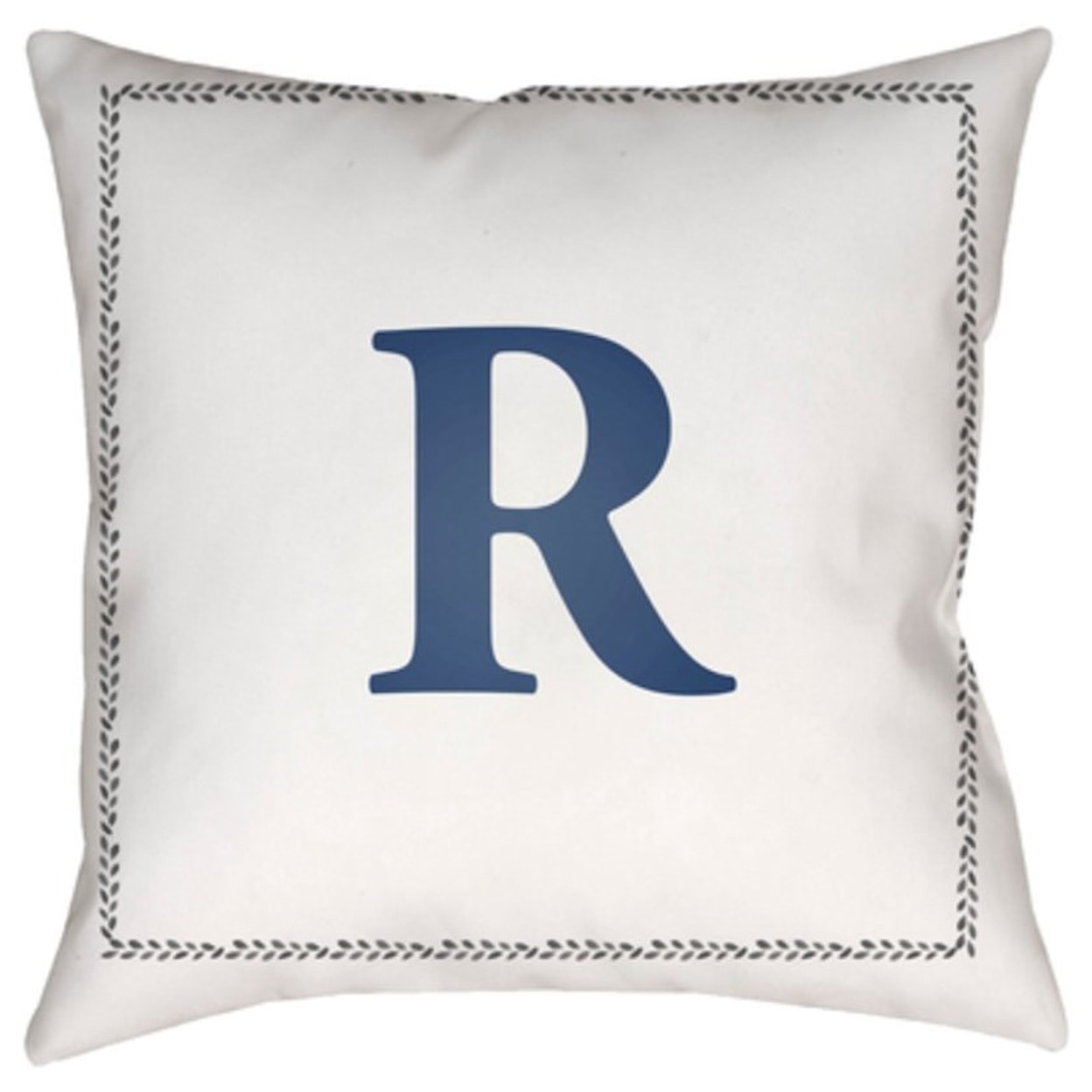 Surya Initials Pillow