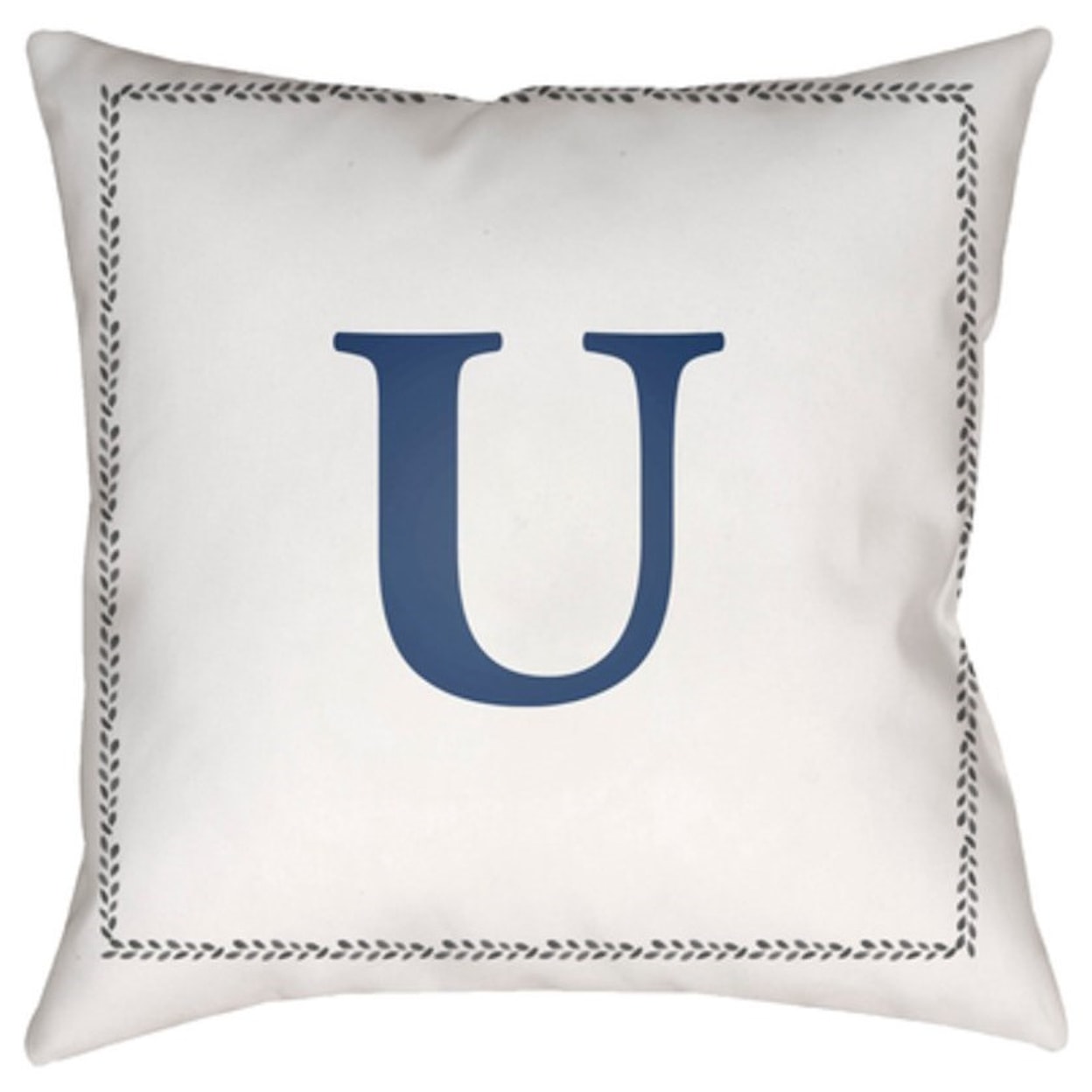 Surya Initials Pillow