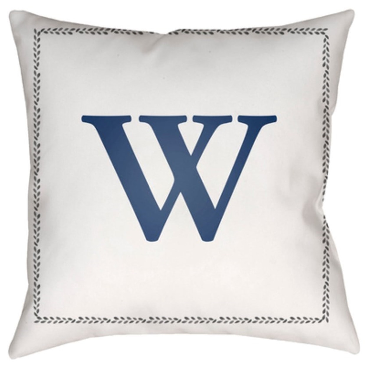 Surya Initials Pillow