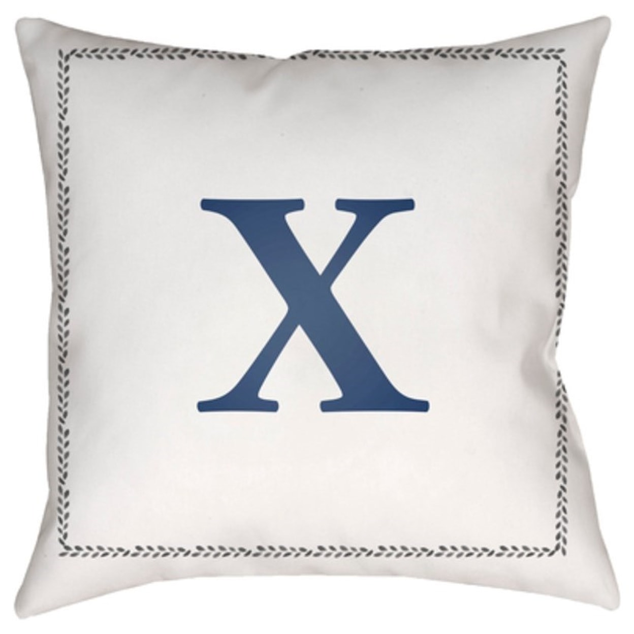 Surya Initials Pillow