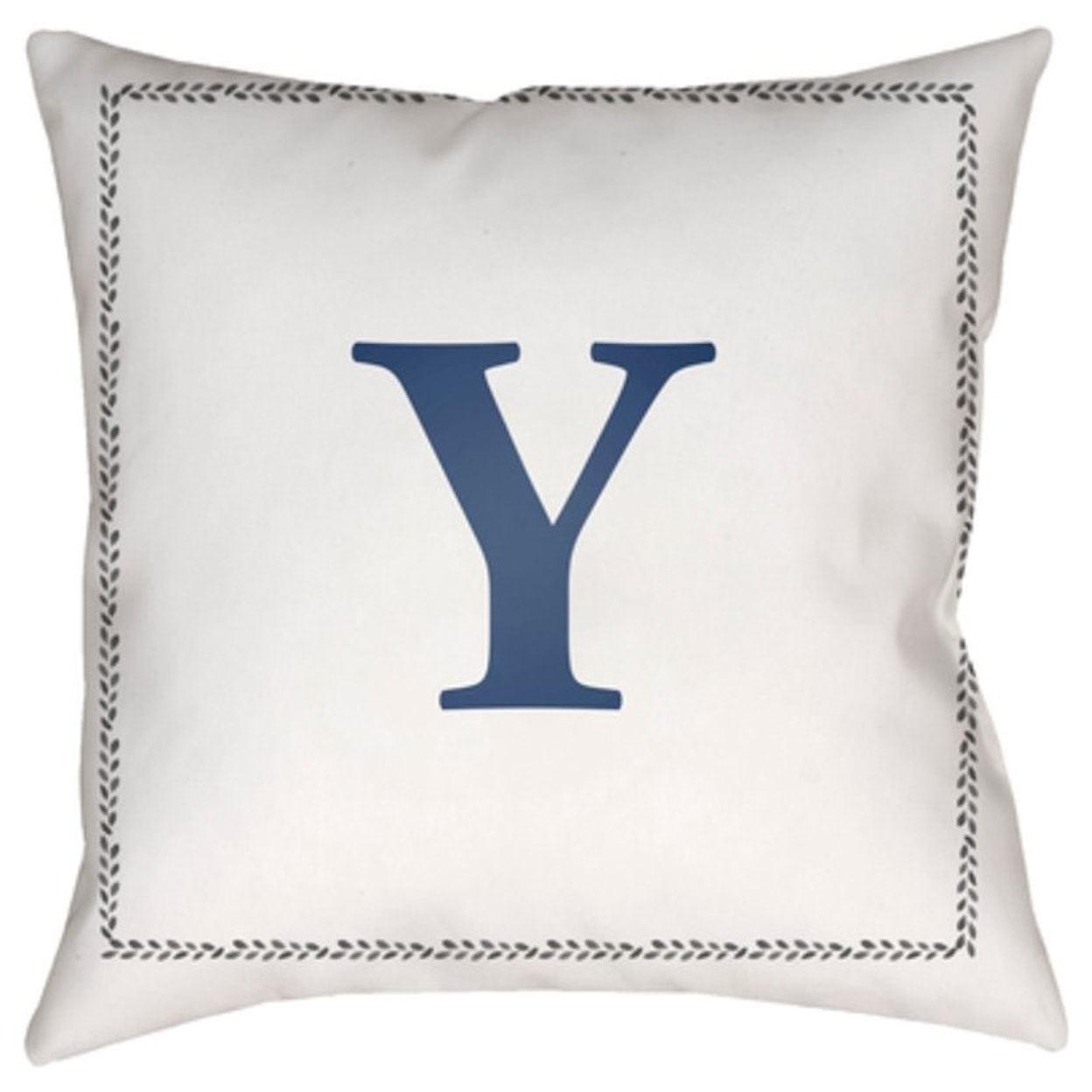 Surya Initials Pillow