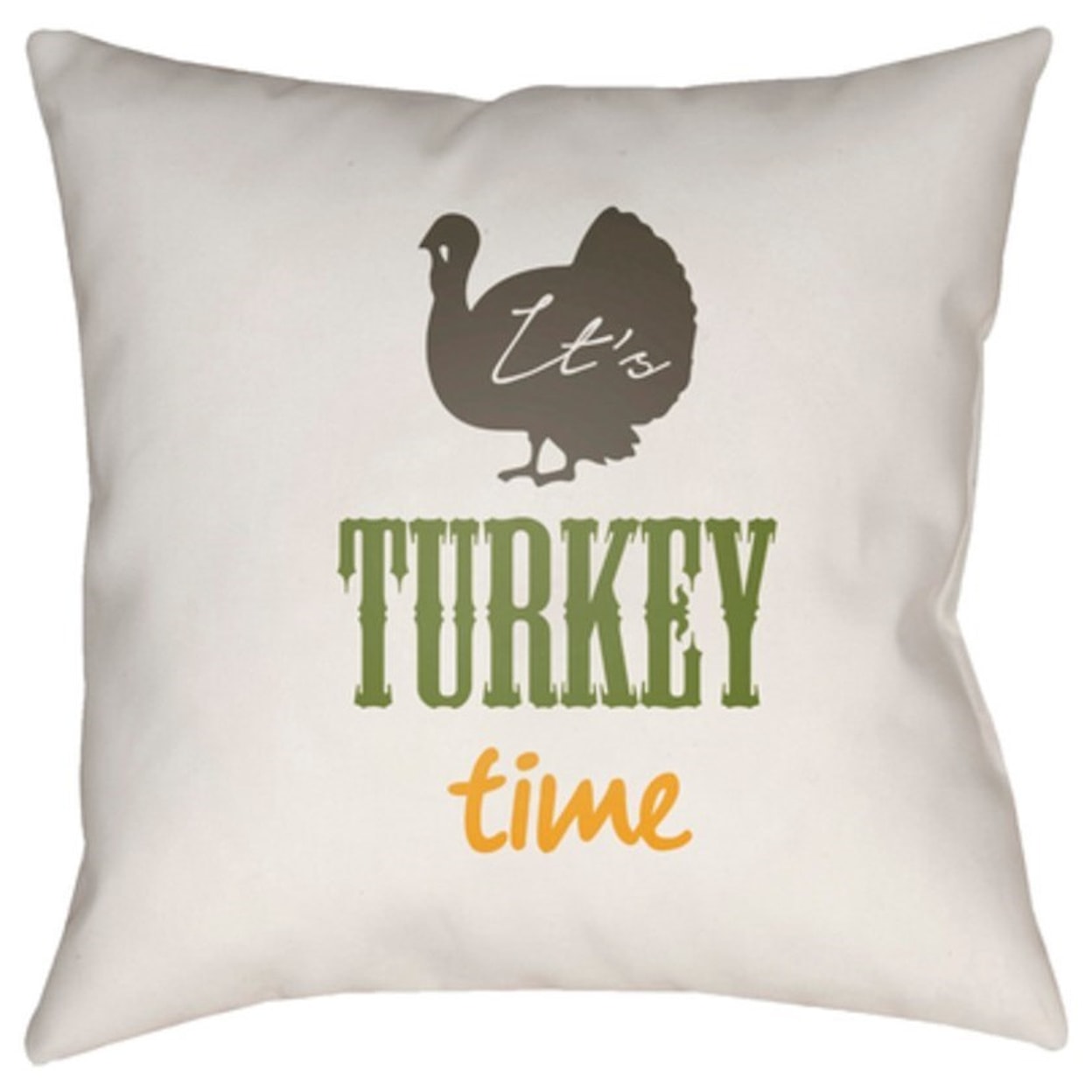 Surya Its Turkey Time Pillow