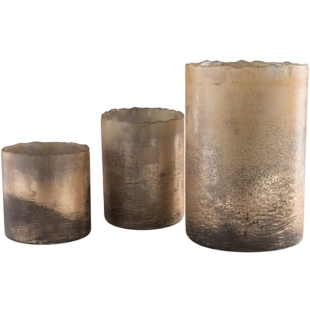 Metallic Candle Holder Set