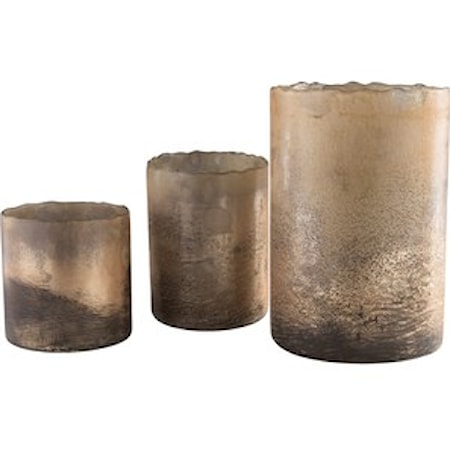 Metallic Candle Holder Set