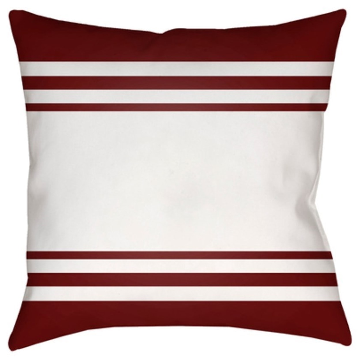 Surya Lake Stripes Pillow