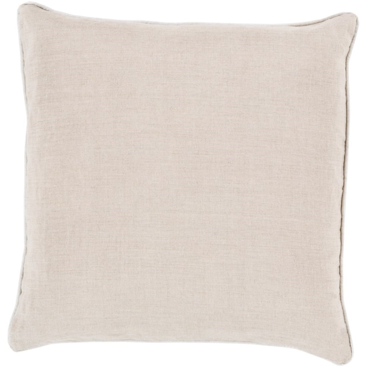 Surya Linen Piped Pillow