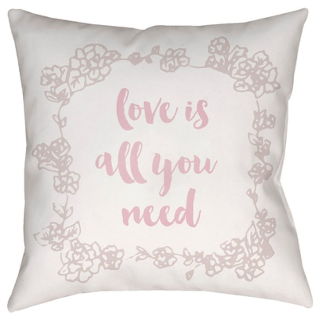 Surya Love All You Need Pillow