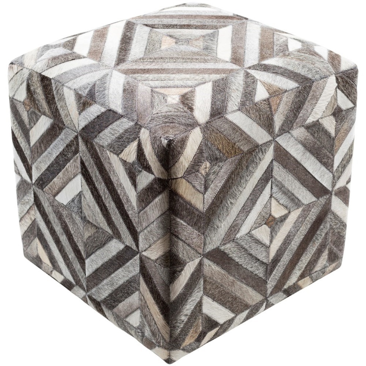 Surya Lycaon 18 x 18 x 18 Cube Pouf