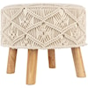 Surya Mandala Accent Stool