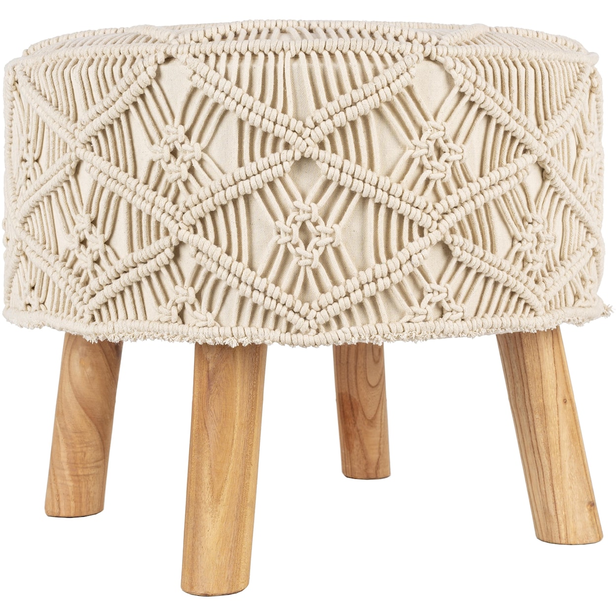 Surya Mandala Accent Stool