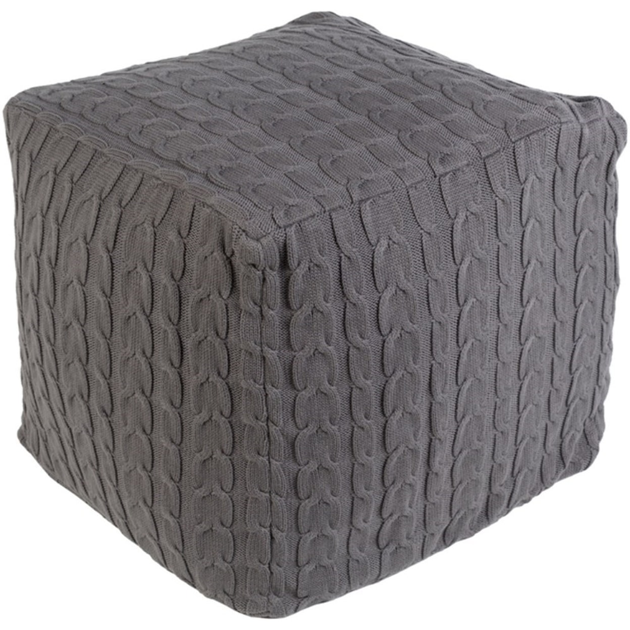 Surya Milton Cube Pouf