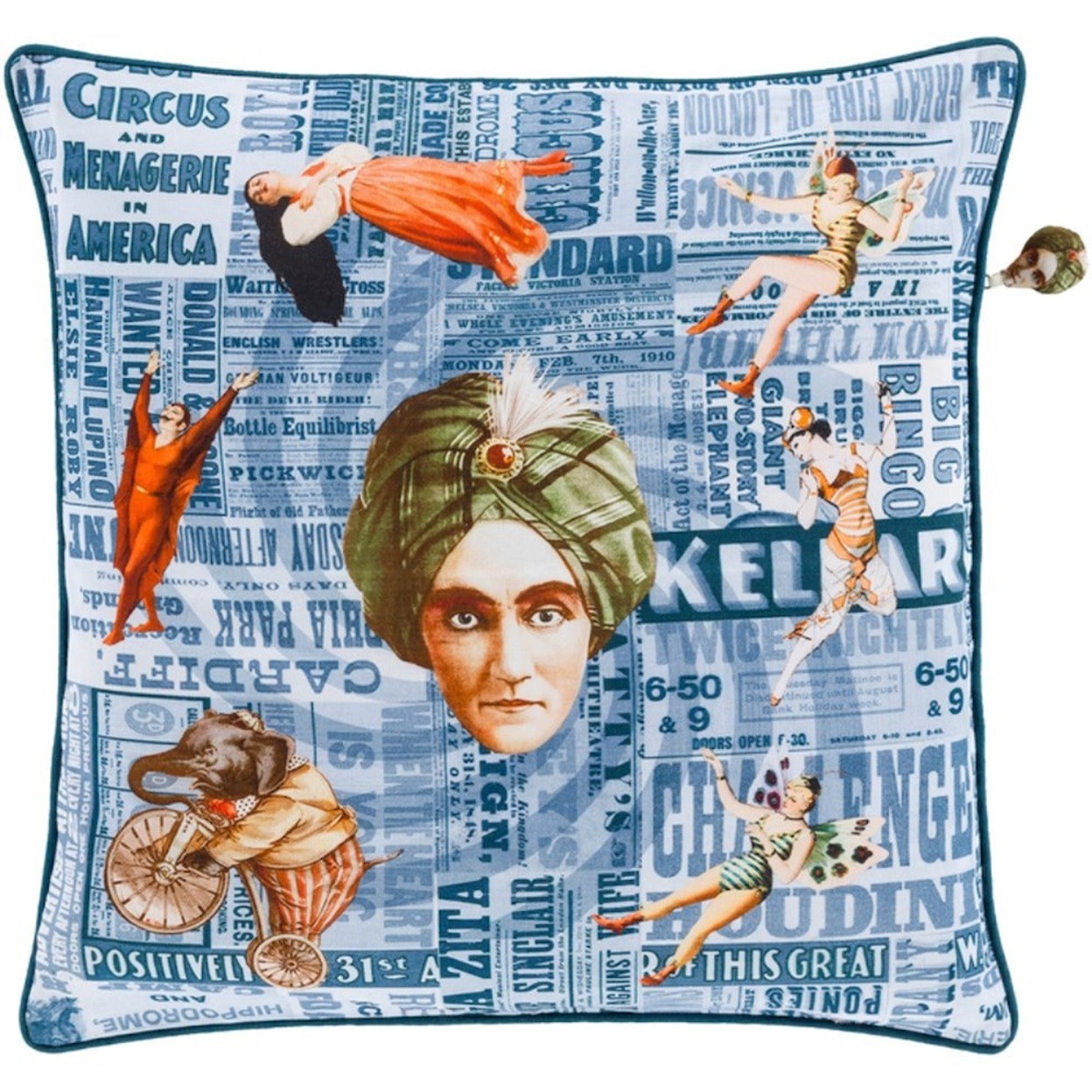 Surya Mind Games Pillow