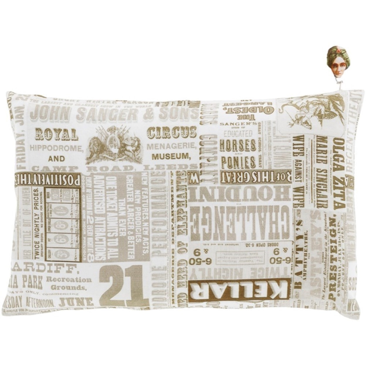 Surya Mind Games Pillow