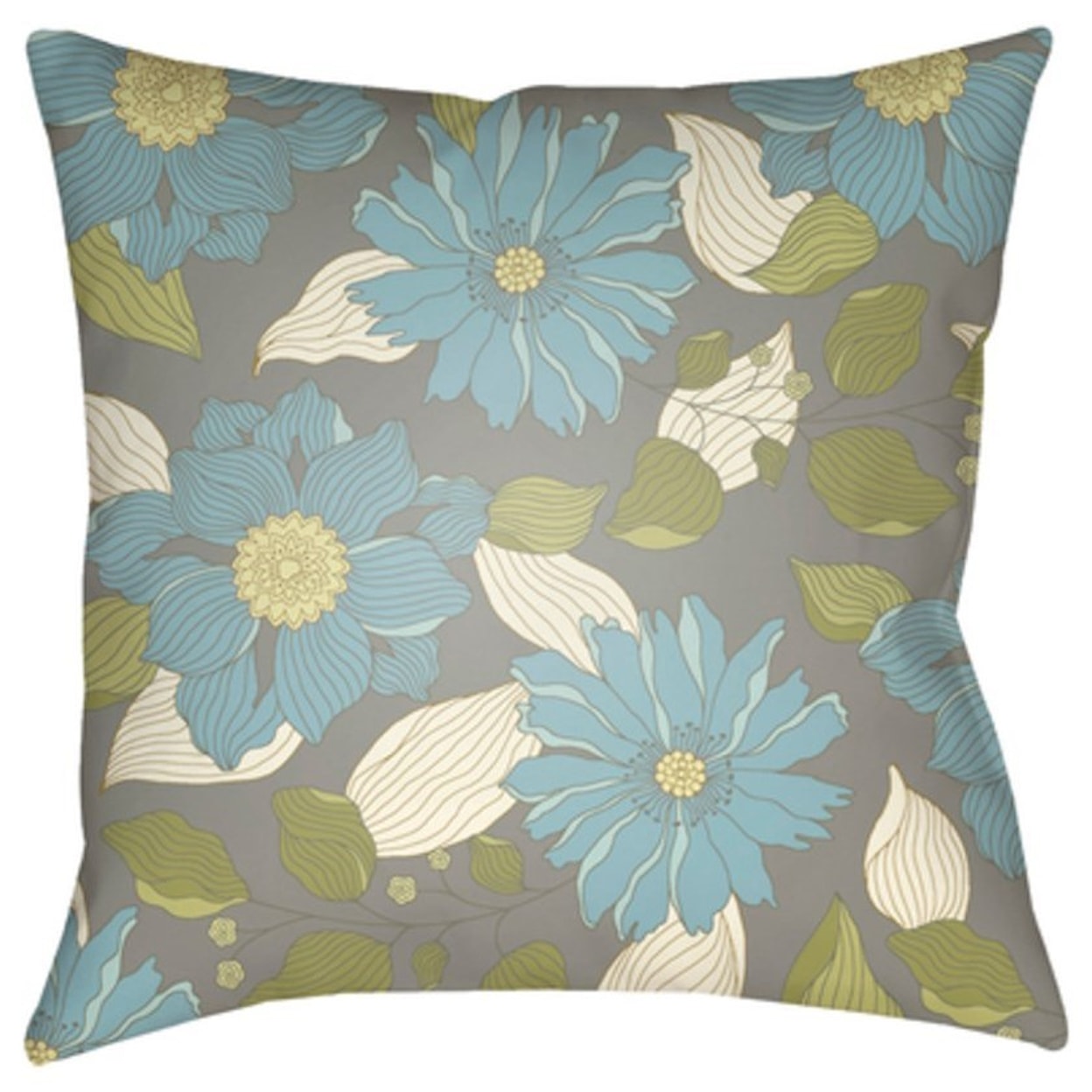 Surya Moody Floral Pillow