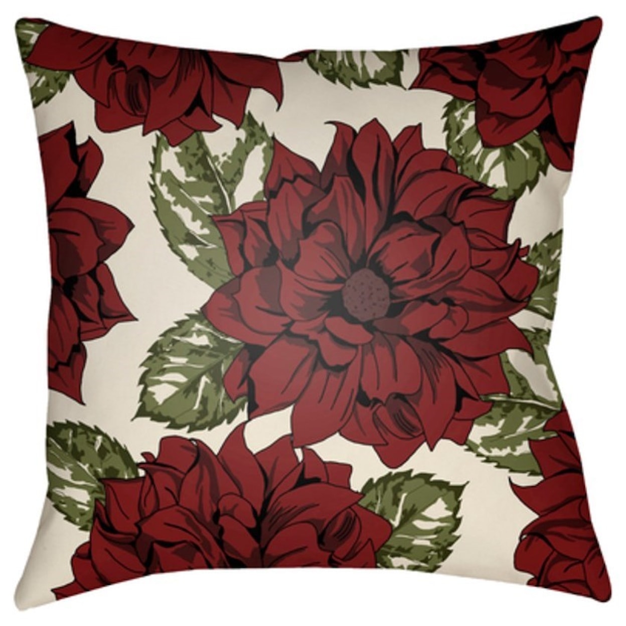 Surya Moody Floral Pillow