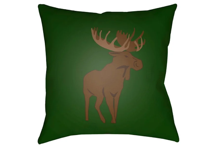 Moose Pillow by Ruby-Gordon Accents at Ruby Gordon Home