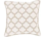 Surya Moroccan Printed Lattice Pillow