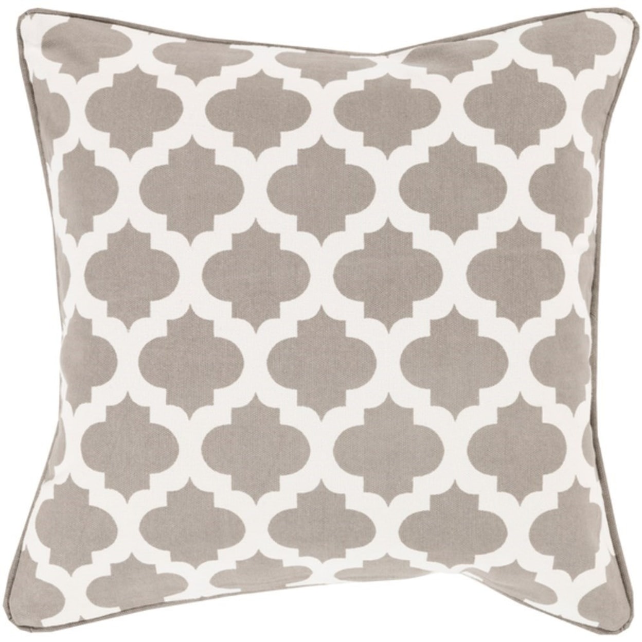 Surya Moroccan Printed Lattice Pillow