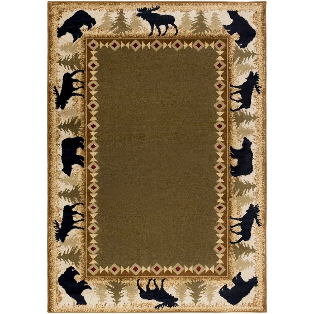 Surya Mountain Home 7'10" x 10'10" Rug