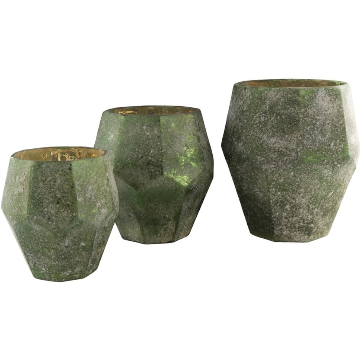 Surya Nayla Dark Green Vase Set